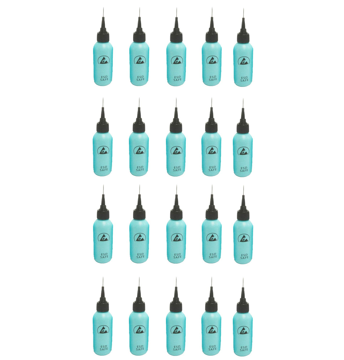 60ml ESD Safe Needle Tip Bottle 2 fl. oz LDPE Blue R86442