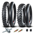 90/100-14 3.00-14 70/100-17 2.75-17 Tire and Inner Tube J74966