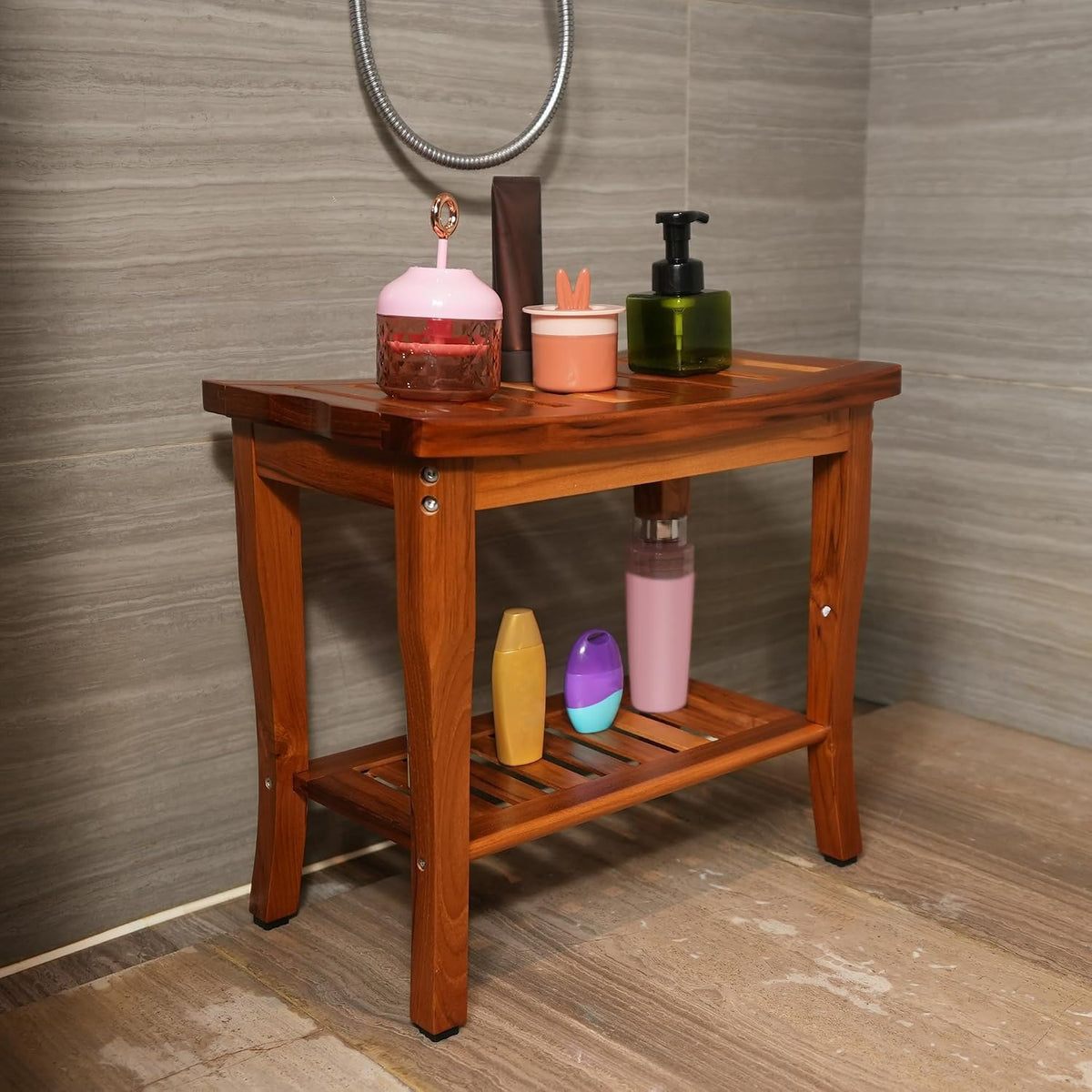 Teak Shower Bench U666