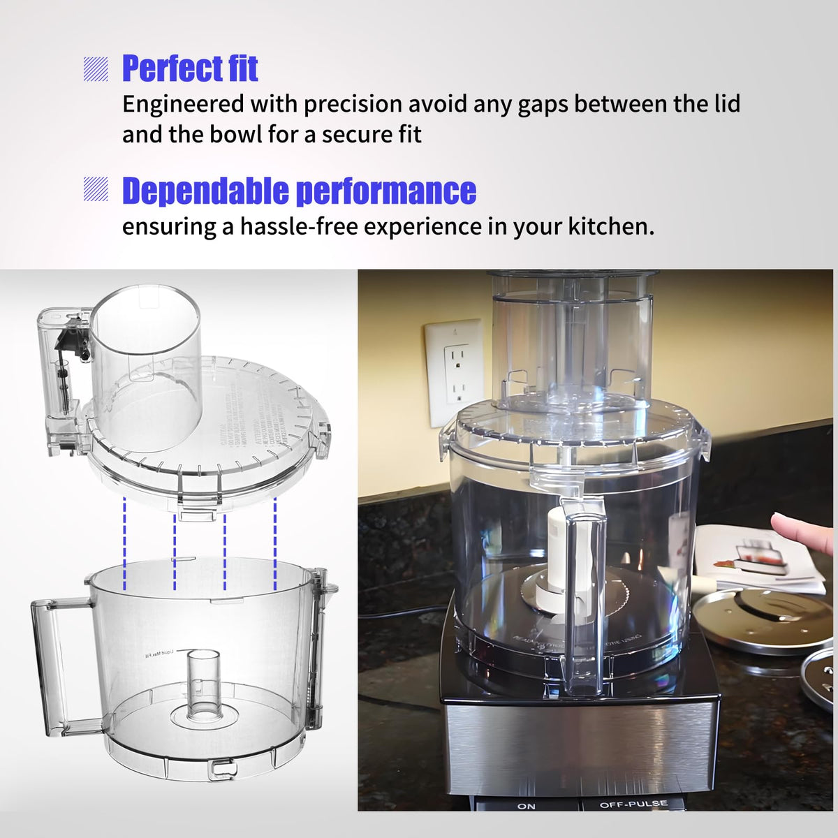 Food Processor Work Bowl Lid A607