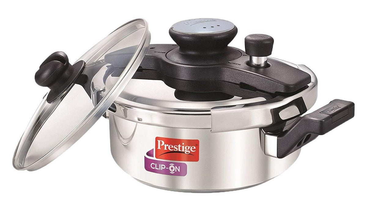 Stainless Steel Pressure Cooker with Glass Lid 3 Liters D101