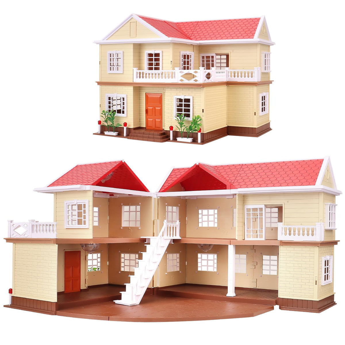 Cozy Cabin Doll House Playset J222