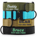 Tactical Dog Collar with Name and Phone Number Z4102