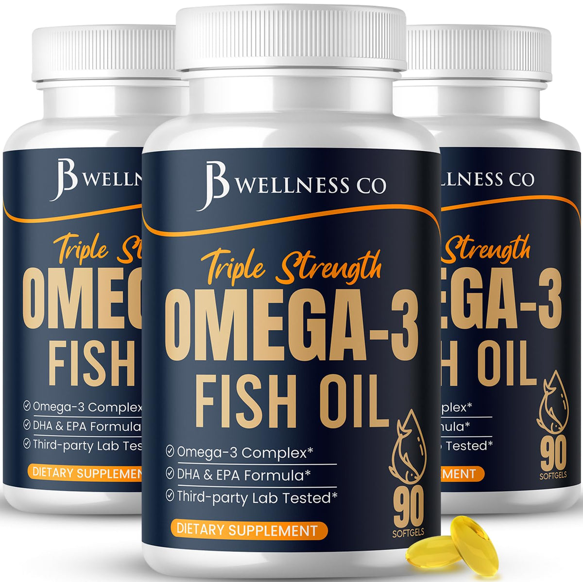 Omega 3 Fish Oil 3750 mg EPA & DHA 270 Count G4572