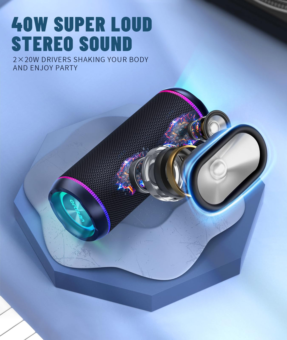 Black Portable Bluetooth Speaker C670