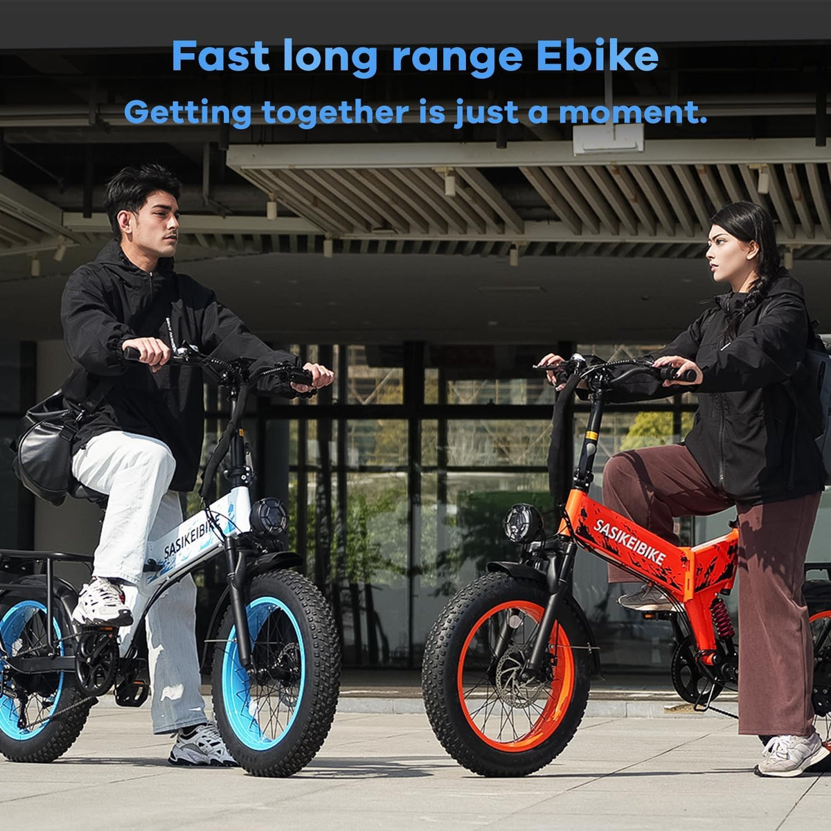 1500W Folding Electric Bike with 52V 20AH Removable Battery, 20" x4.0 Fat Tire C63311