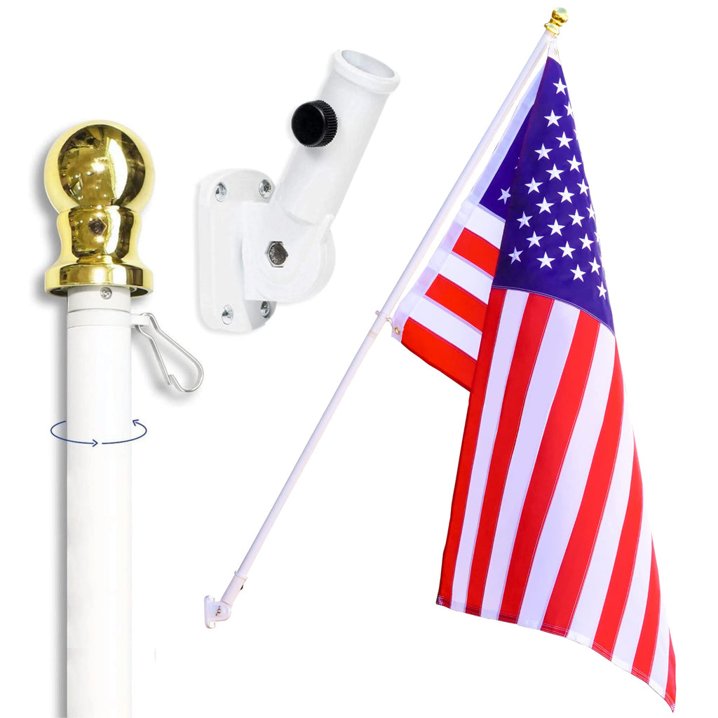 3x5' Flag Pole Kit with Flag and Mount H596