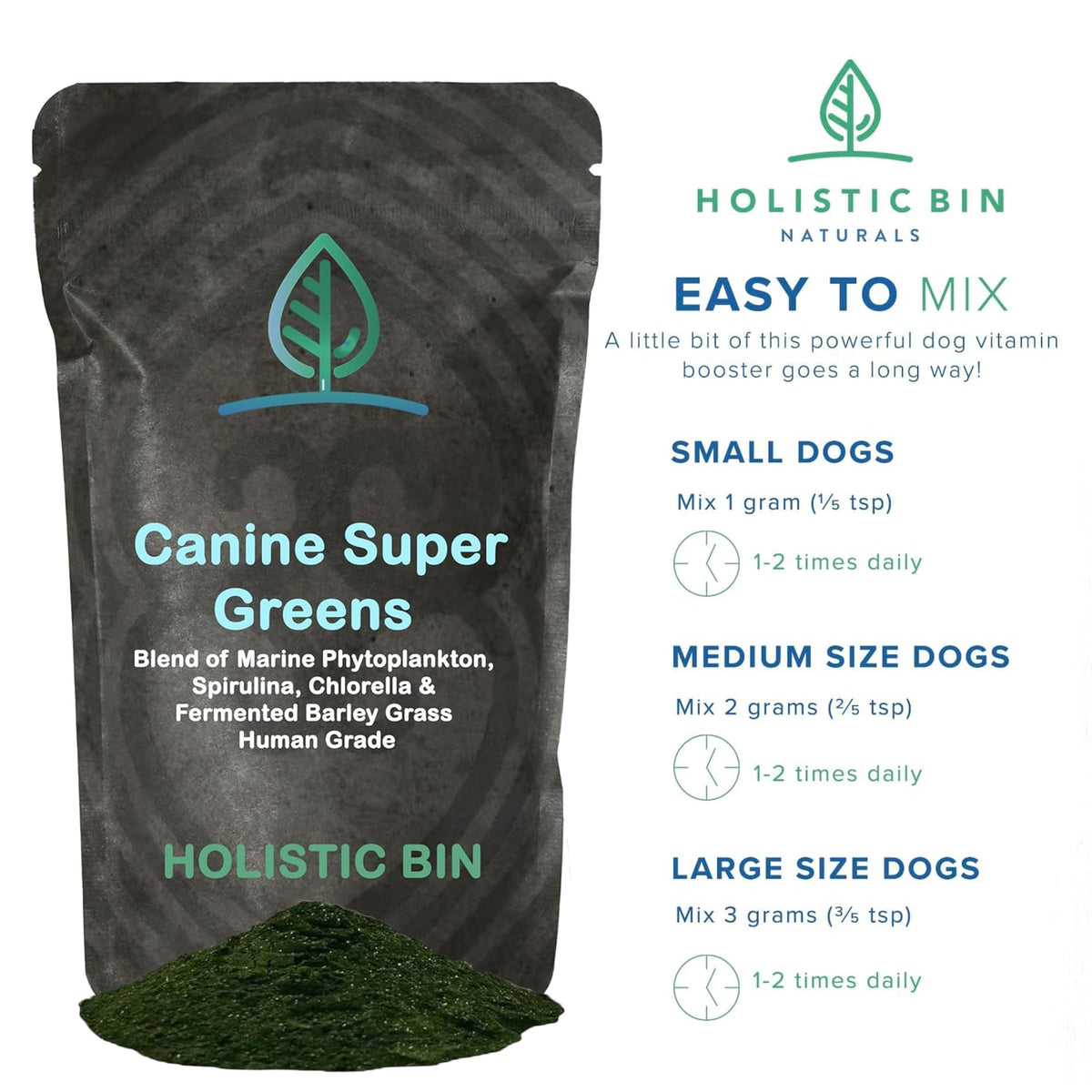 Plant-Based Dog Food Toppers Supplement Powder 50g L394086