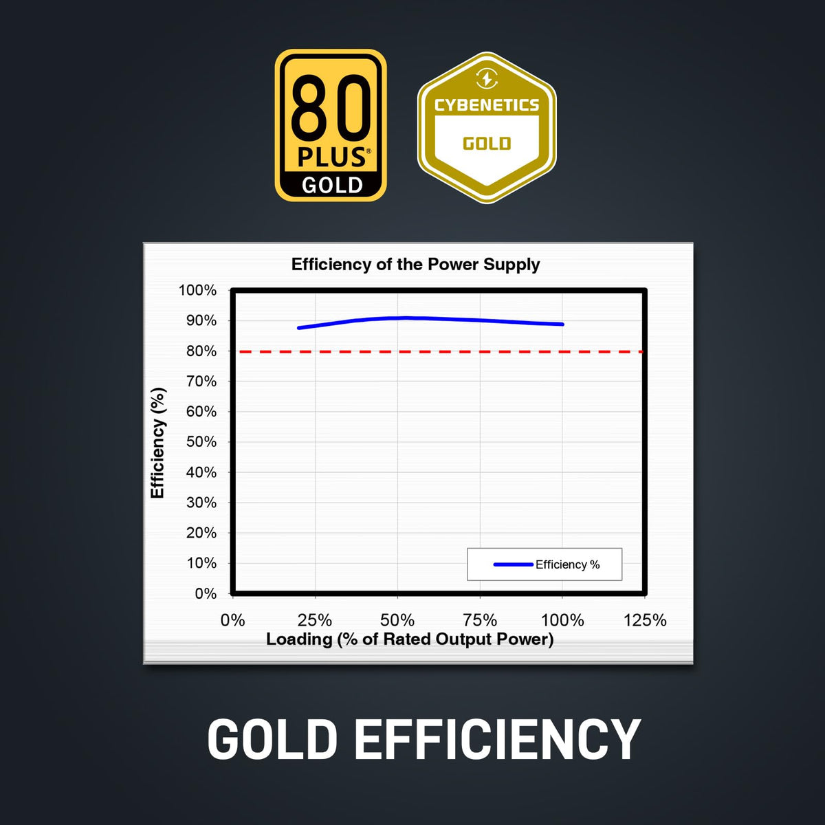 850W 80 Plus Gold Power Supply V232
