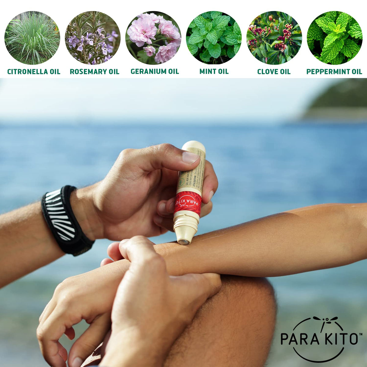 Mosquito Repellent Bundle Roll-on Wristband Clip U9279