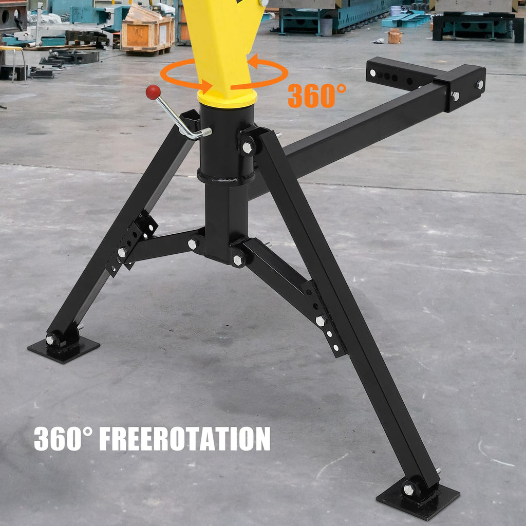1000 lbs 360° Swivel Hydraulic Pickup Truck Crane U3630