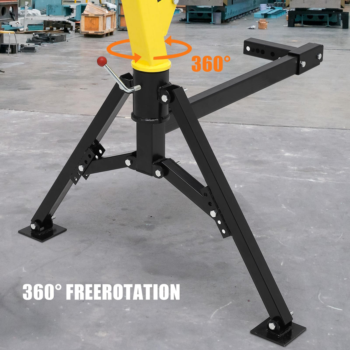 1000 lbs 360° Swivel Hydraulic Pickup Truck Crane U3630
