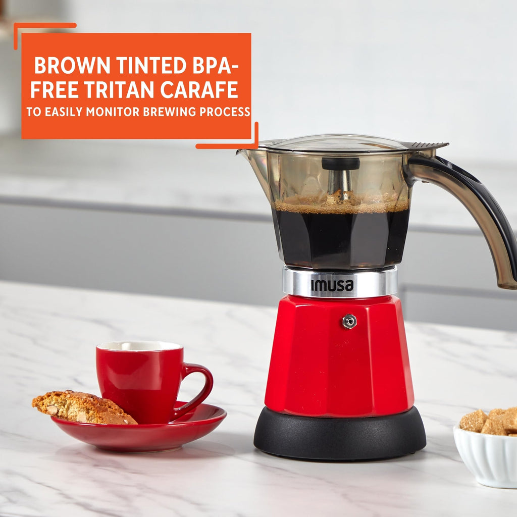 Red Electric Espresso Coffee Maker U9400