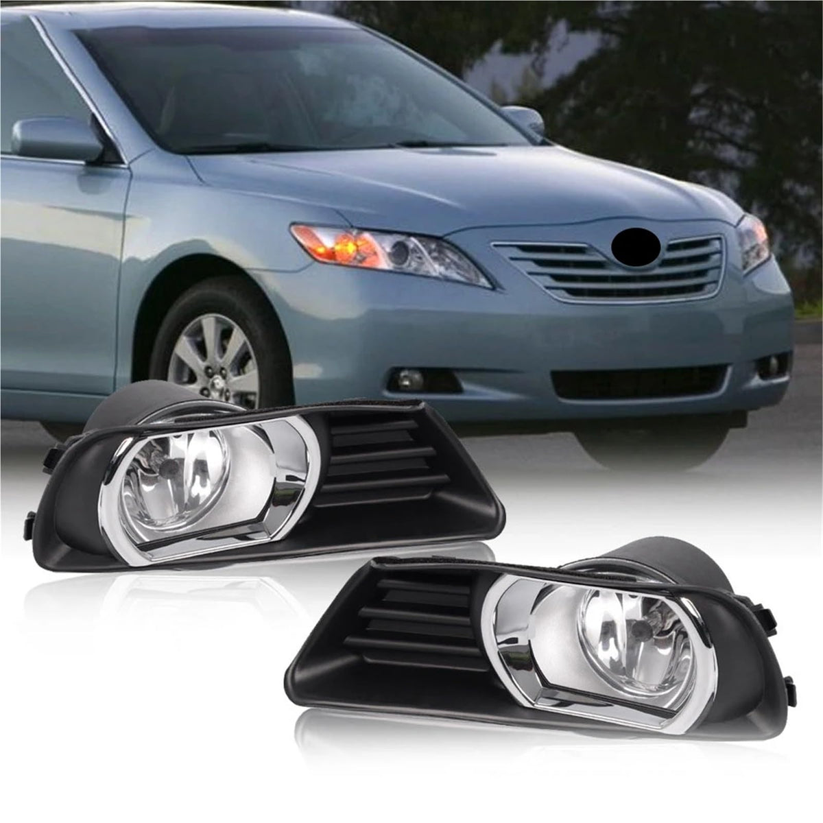 Front Bumper Fog Light Lamp LED Assembly With Switch Wiring Harness S35535