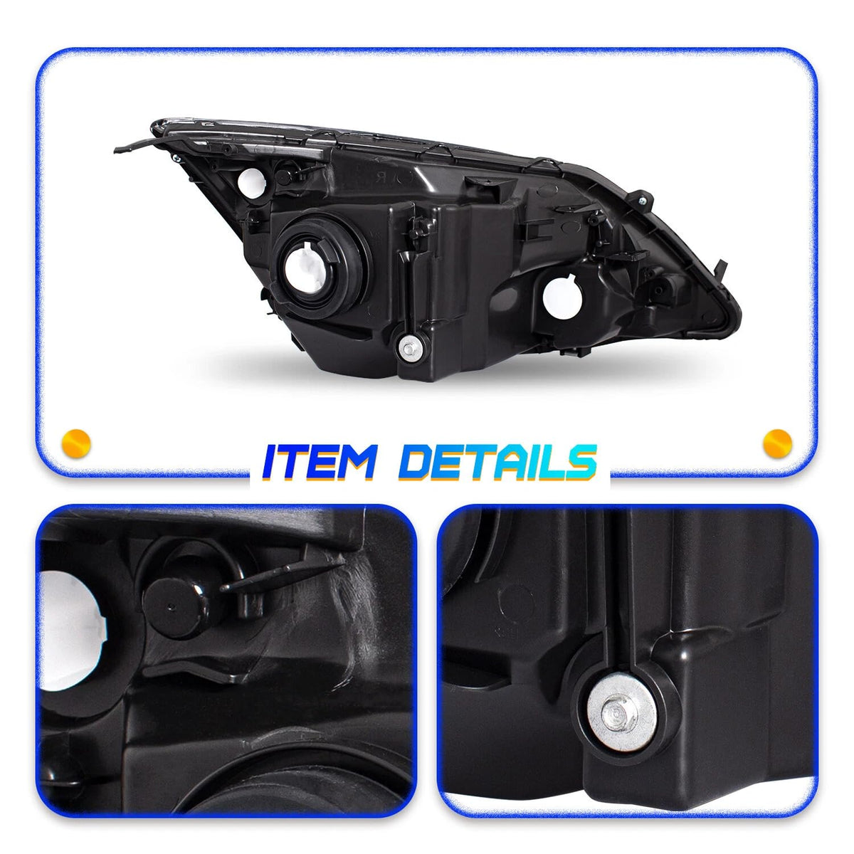 Halogen Headlight Assembly I812665