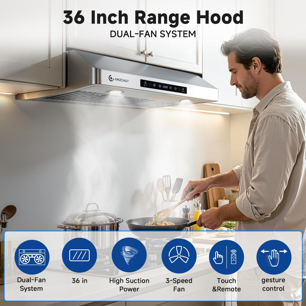 36" Stainless Steel Under-Cabinet Range Hood Z565913