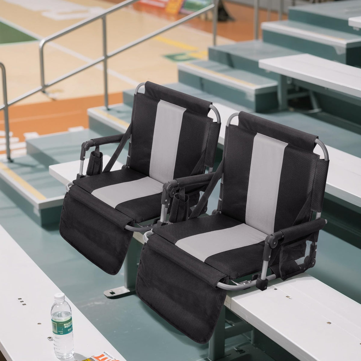 Portable Bleacher Chairs with Cushion I894456
