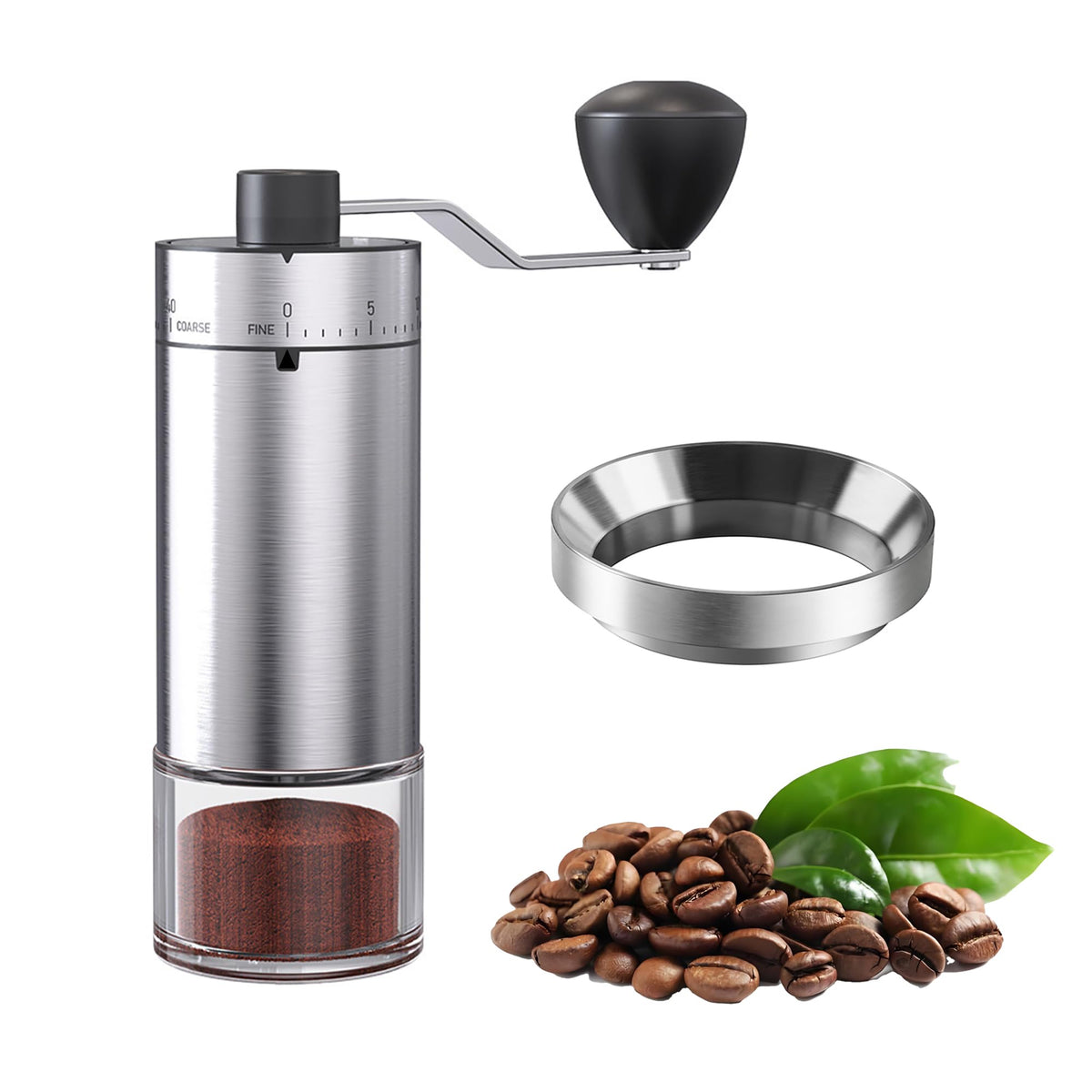 Manual Coffee Bean Grinder with Ceramic Conical Burr B9749