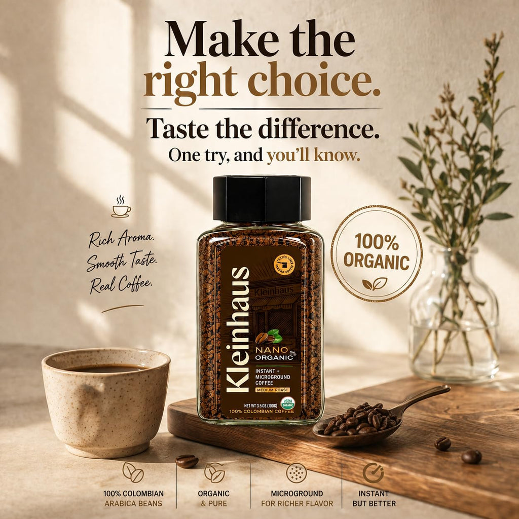 Organic Medium Roast Instant Coffee S3944