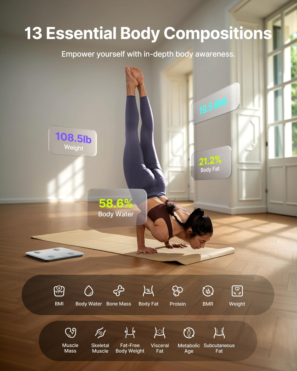 Smart Body Weight Scale M8476