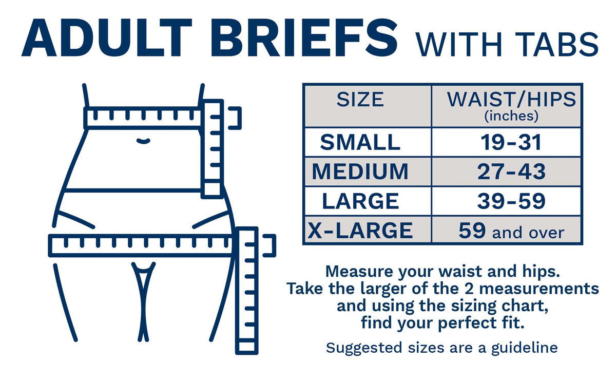 Large 15-Count Maximum Absorbency Adult Diaper Brief N797