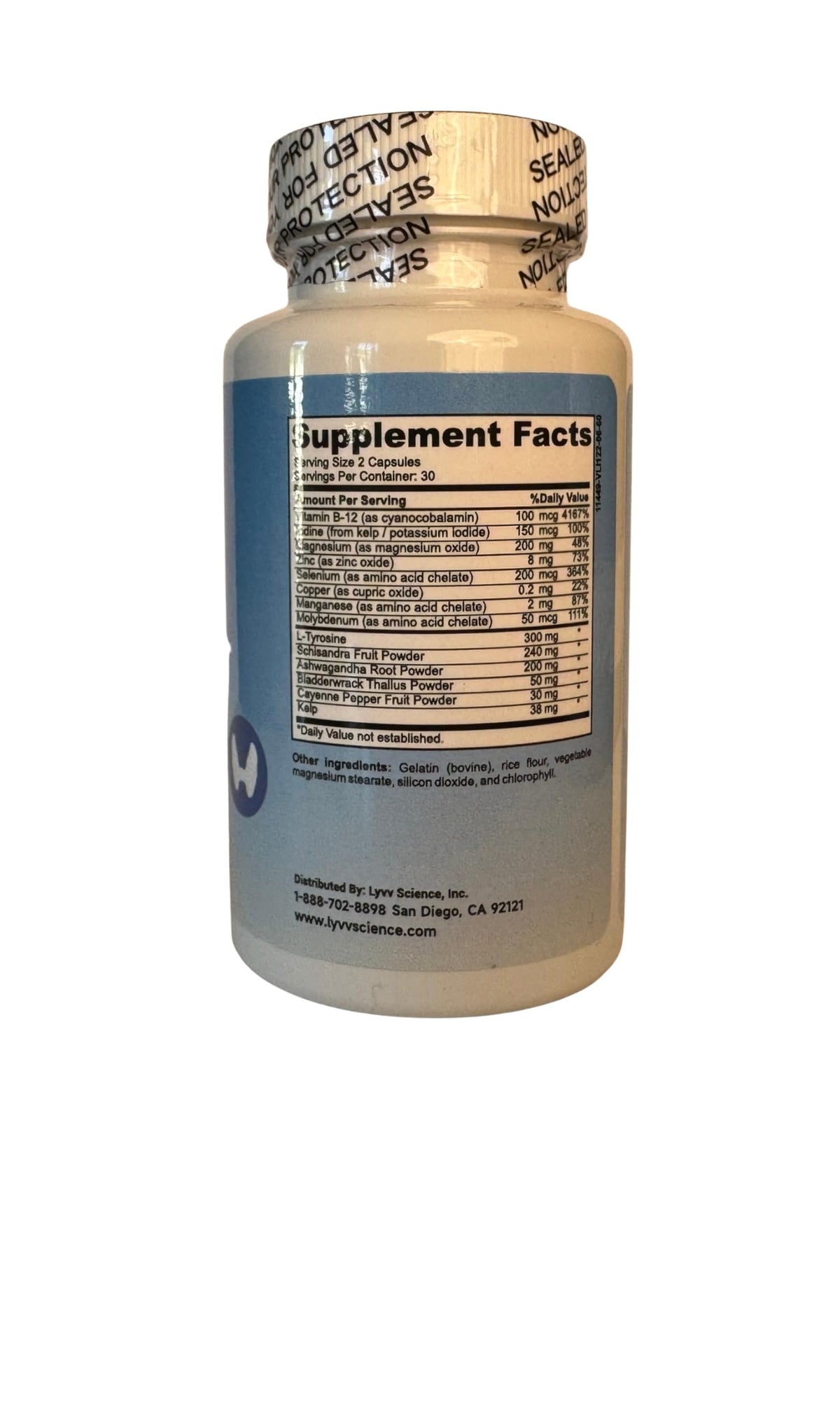 Thyroid Support Supplement Capsules H70153