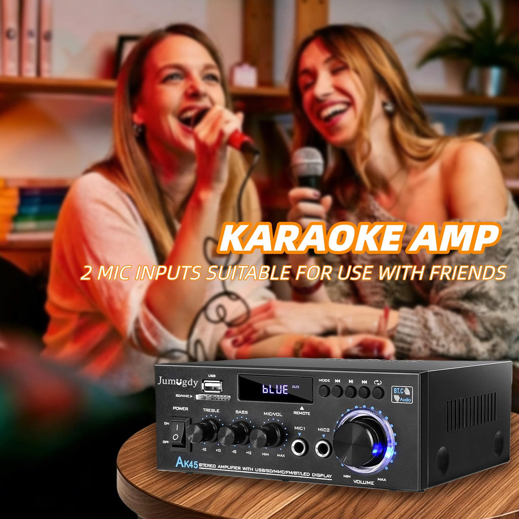 800W 2 Channel Bluetooth Power Amplifier N452