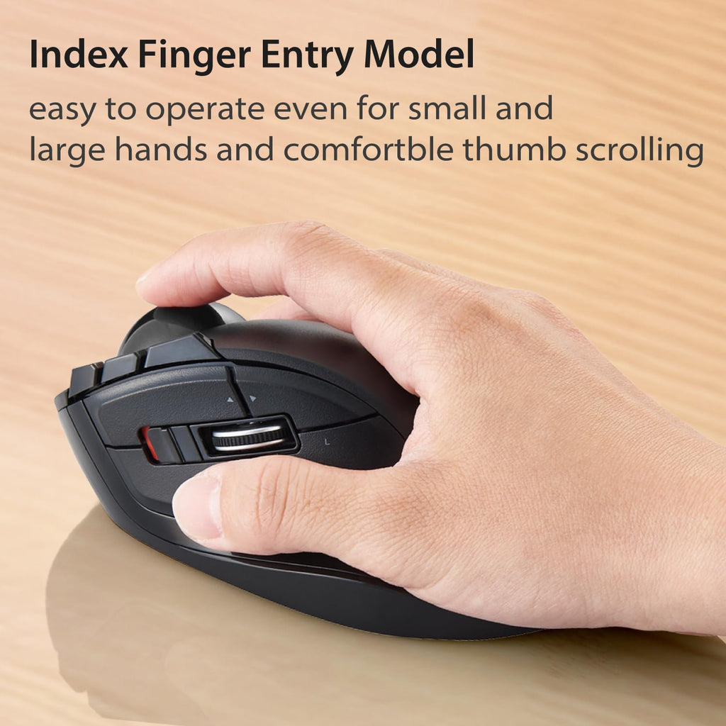 Wireless Ergonomic Trackball Mouse D647