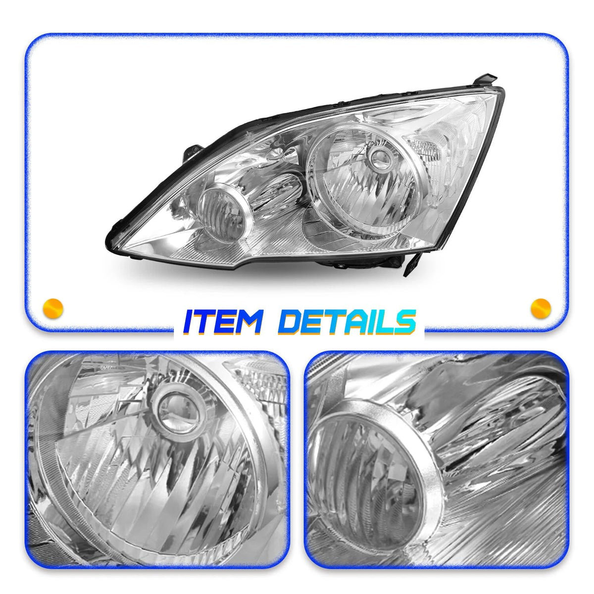 Halogen Headlight Assembly I812665