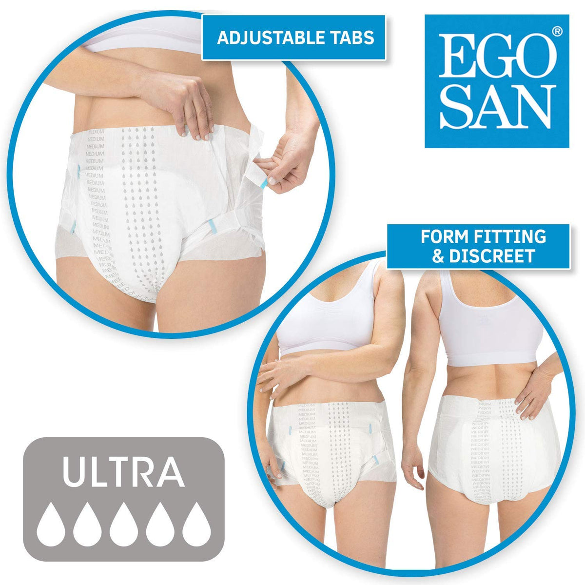 Large 15-Count Maximum Absorbency Adult Diaper Brief N797