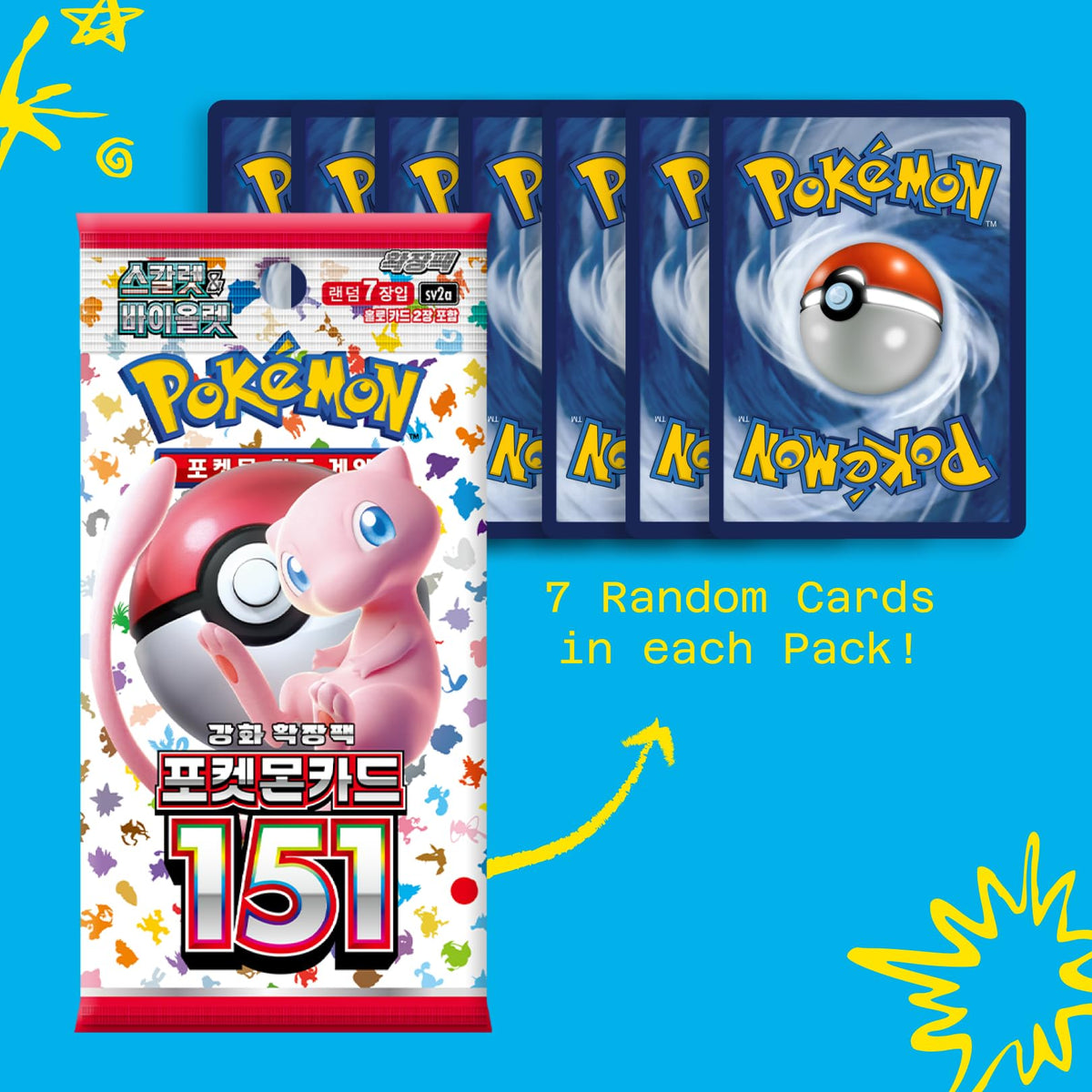 Korean 151 Booster Packs E6187