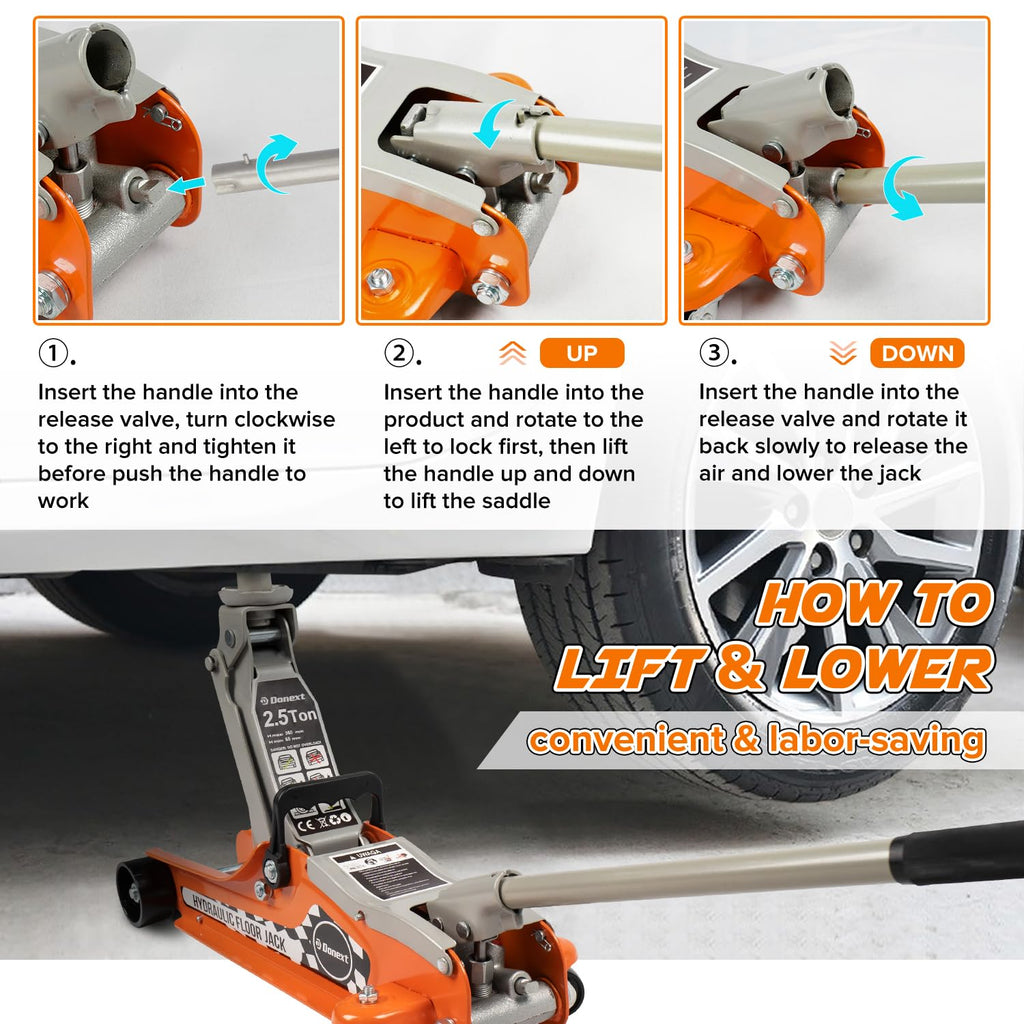 2.5 Ton Low Profile Racing Floor Jack E54468