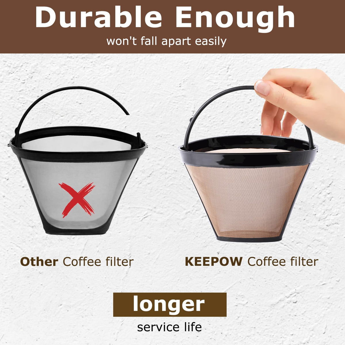 Reusable Coffee Filter 8-12 Cup U15793