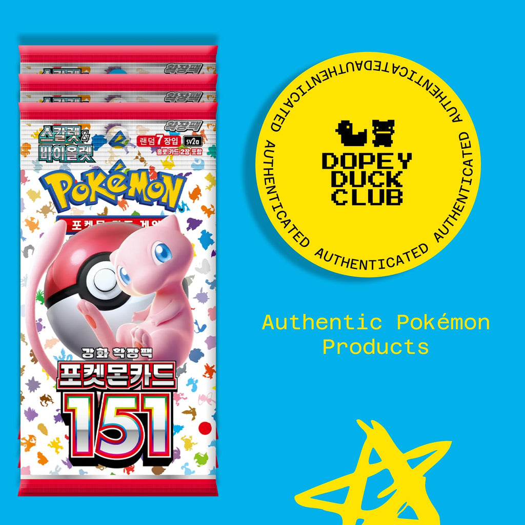 Korean 151 Booster Packs E6187