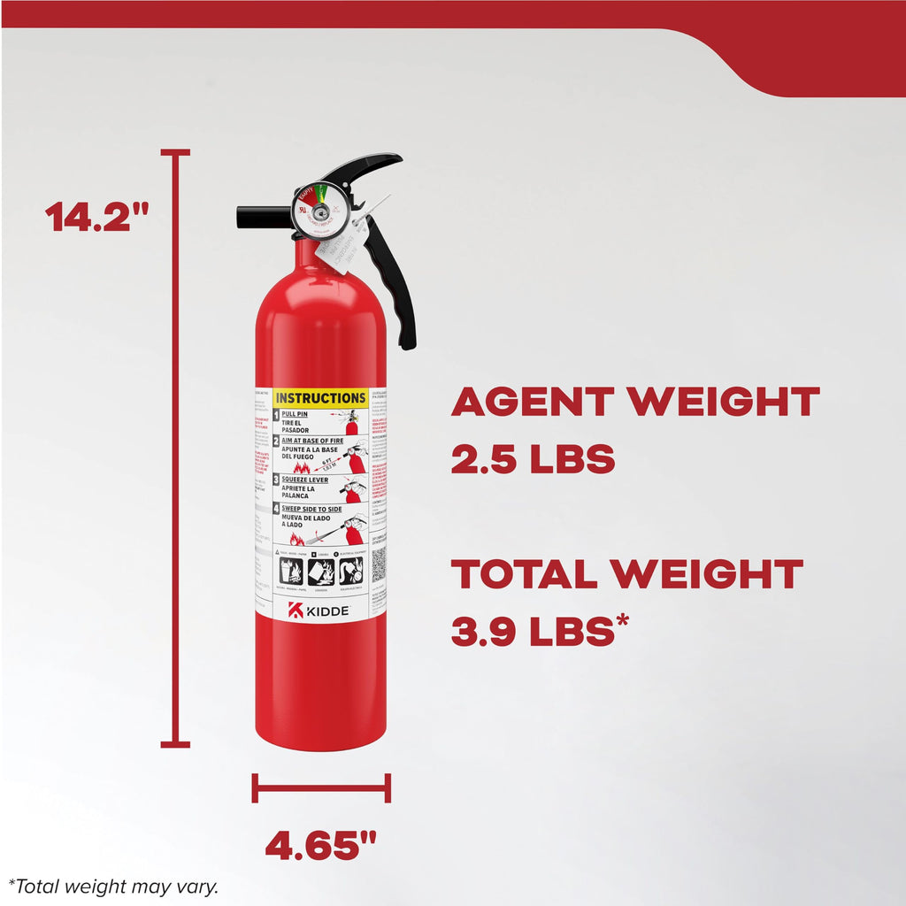 Fire Extinguisher 1-A:10-B:C 1 Pack P827