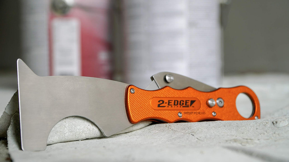 Foldable Utility Putty Knife with Aluminum Handle and Safety Lock N91163