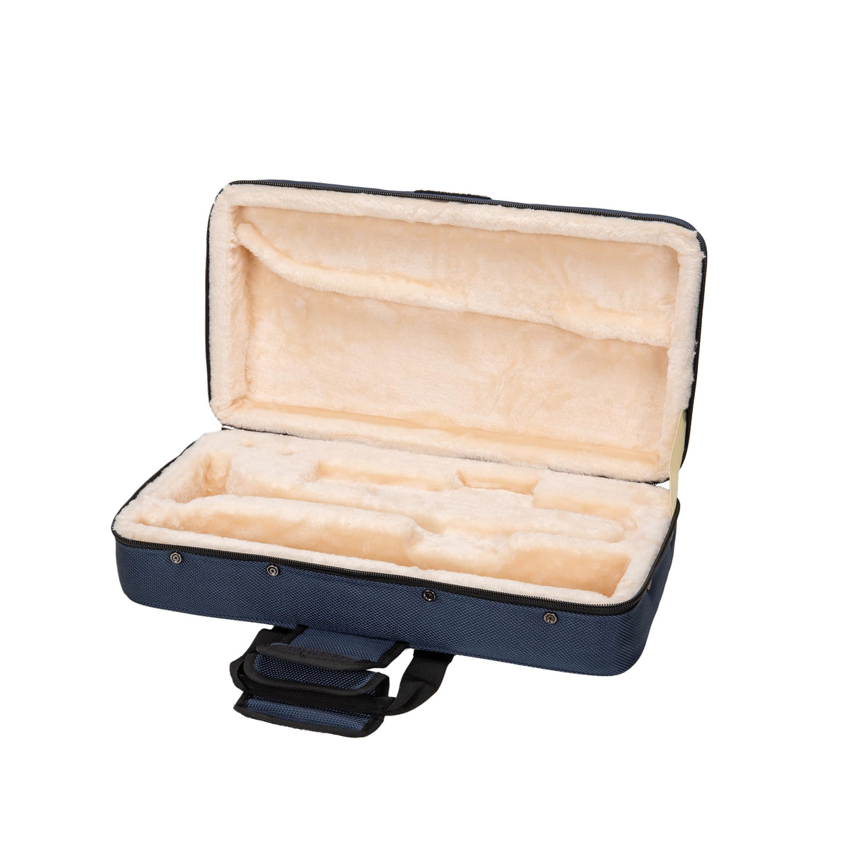Lightweight Blue Trumpet Foam Case with Storage Pockets X256744