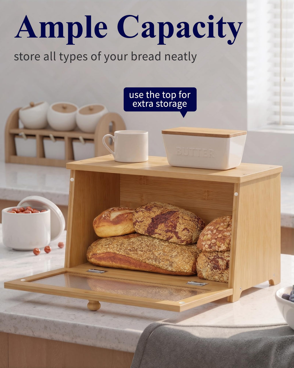 Wooden Bread Box C45493