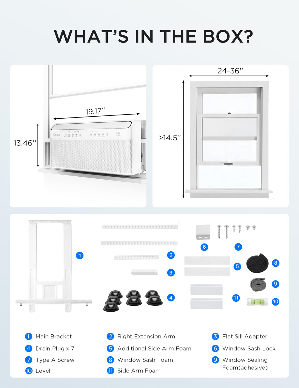 10,000 BTU Smart Inverter Window AC X132862