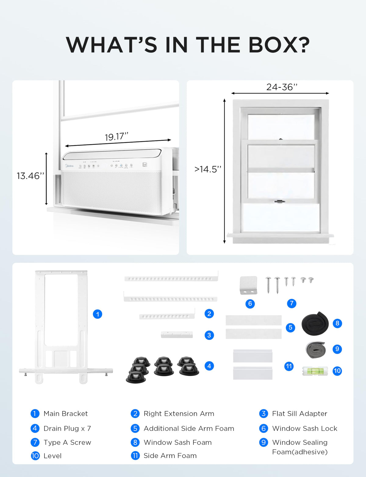 10,000 BTU Smart Inverter Window AC X132862
