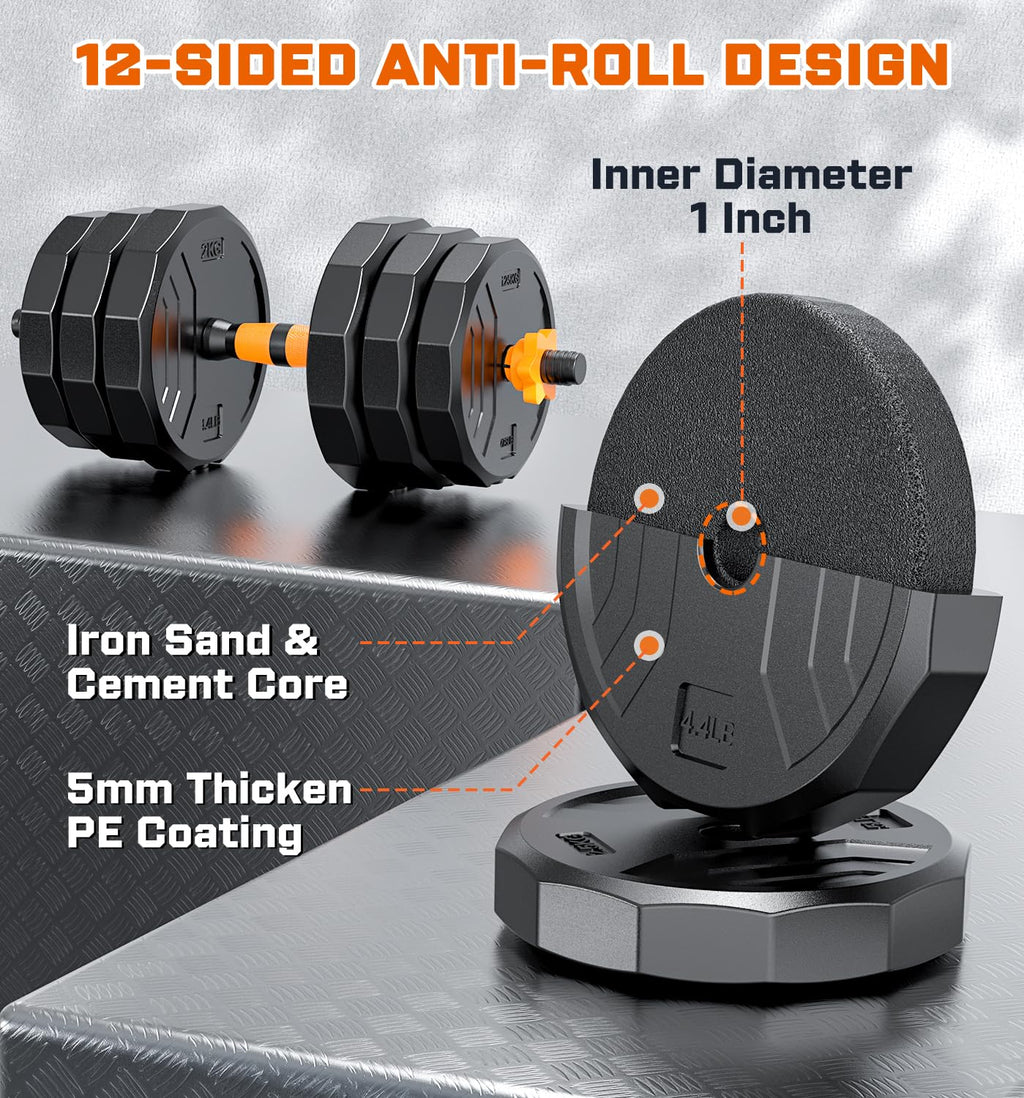 Adjustable Dumbbell Set with Connector X6585