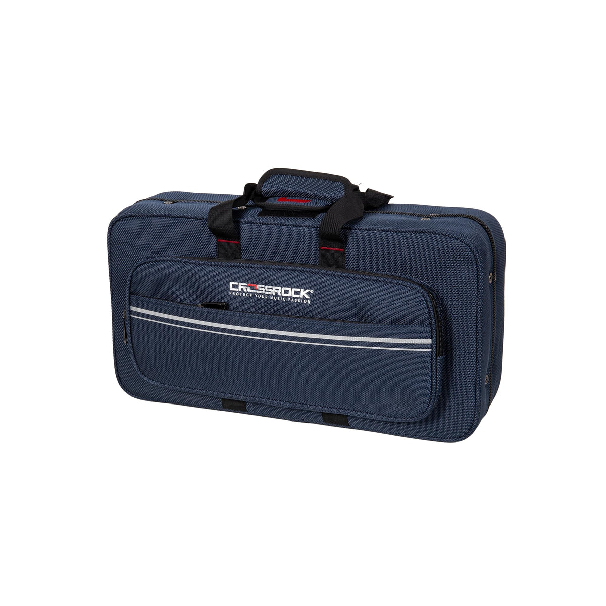 Lightweight Blue Trumpet Foam Case with Storage Pockets X256744