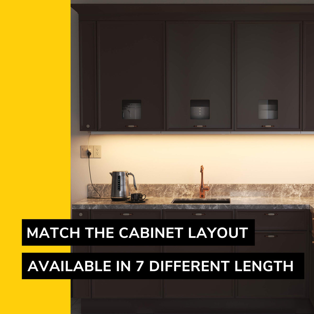 24-Inch Linkable 3CCT LED Under Cabinet Light I25296