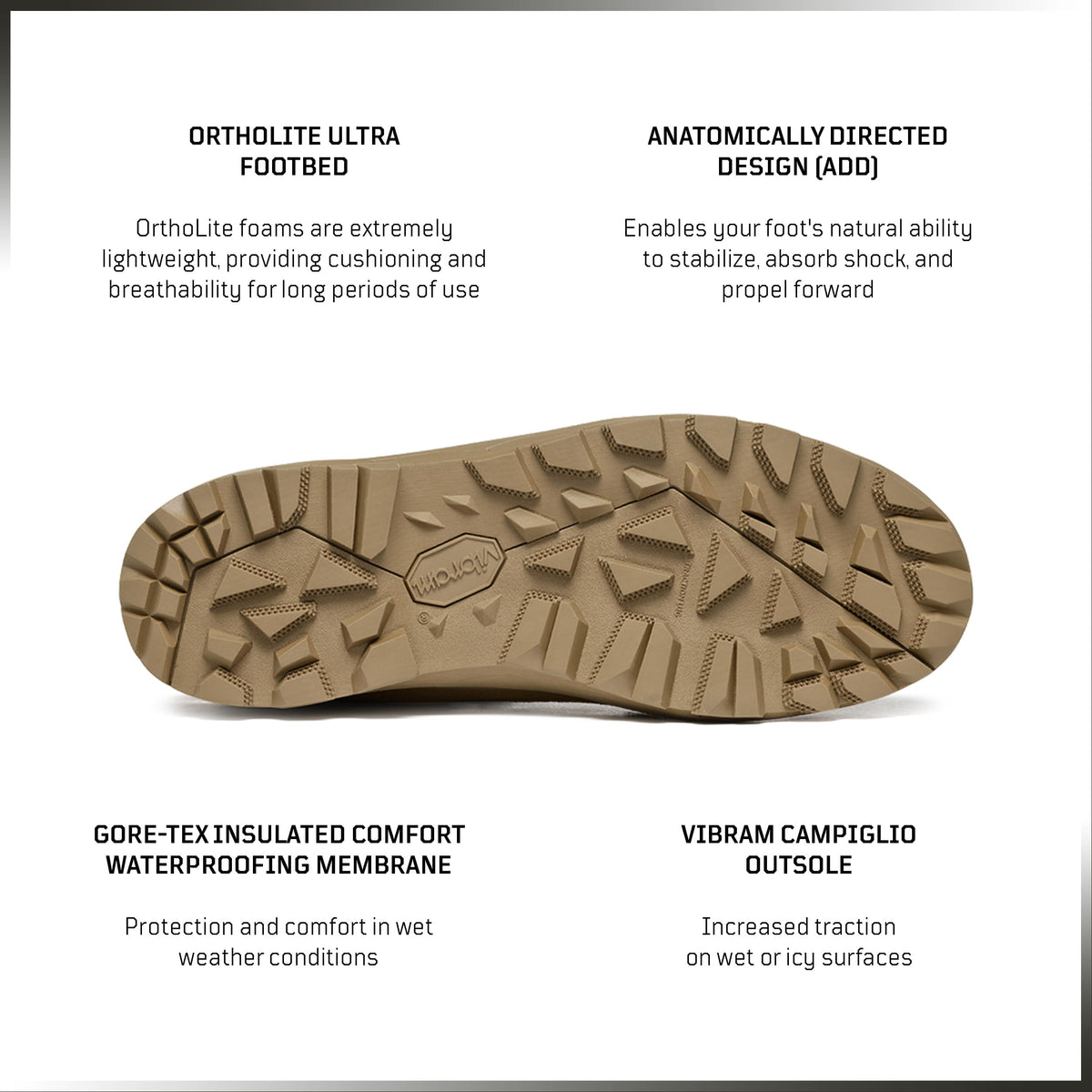 Suede Waterproof Combat Boots I60725