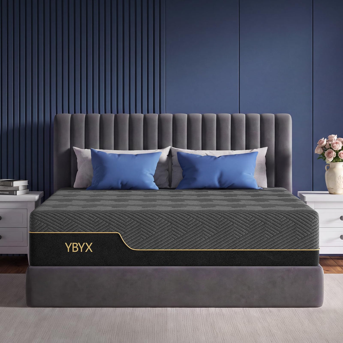 12 Inch Full Size Hybrid Mattress with Memory Foam M854
