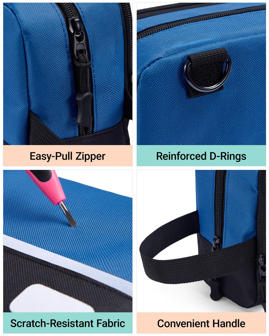 2 Pack Small Tool Bags with Strap 12" & 10" Z44839