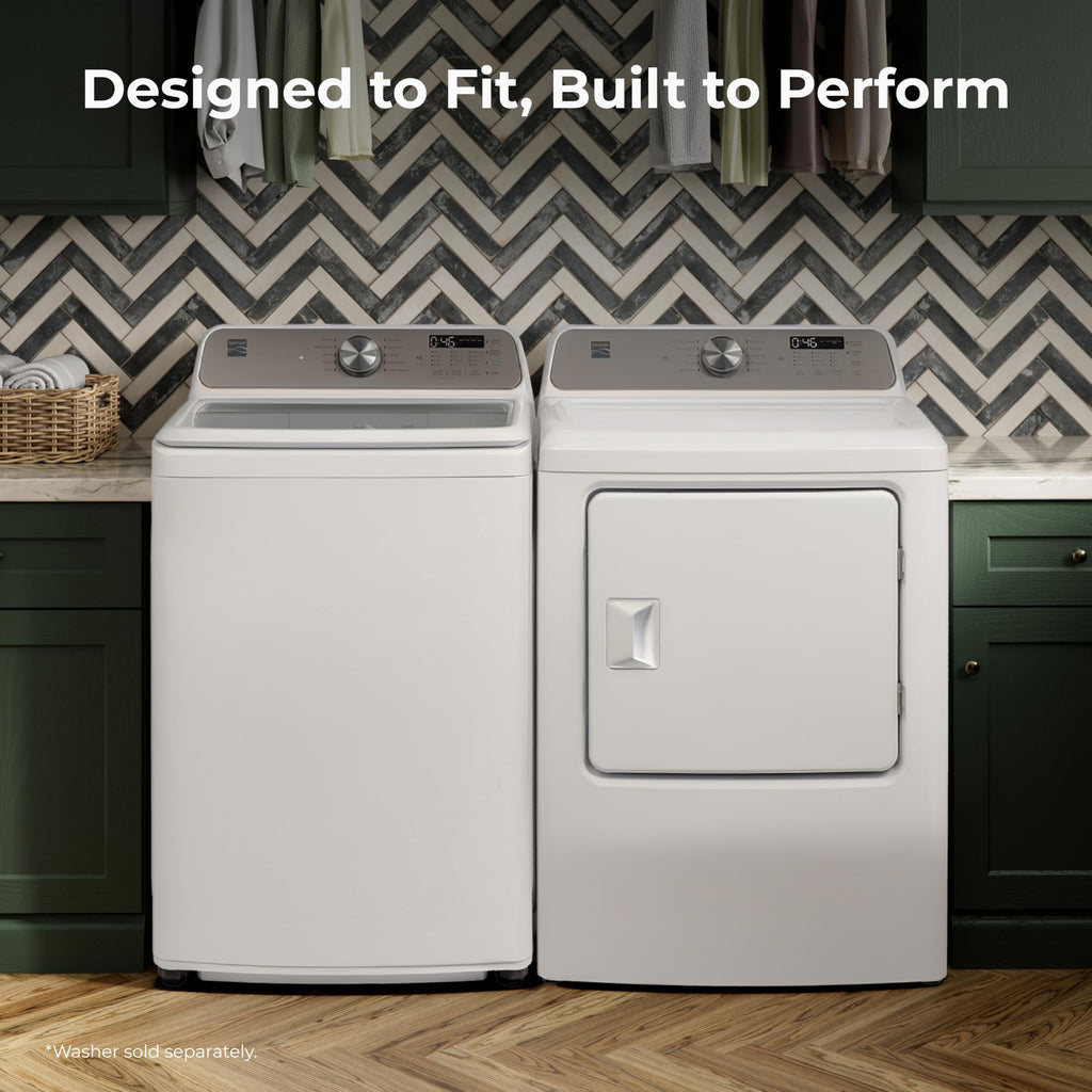 7.0 cu. ft. Front Load Electric Dryer - White F5802