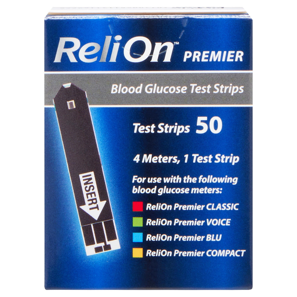 Blood Glucose Test Strips 50 Count U8198