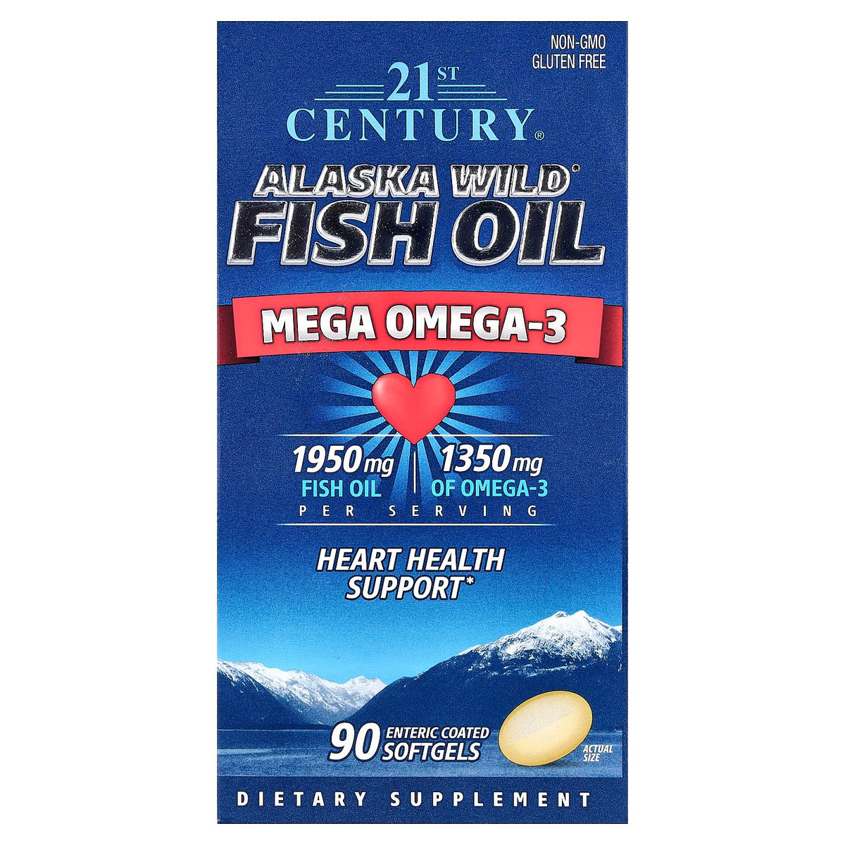 Fish Oil Softgels 90 Count X906451