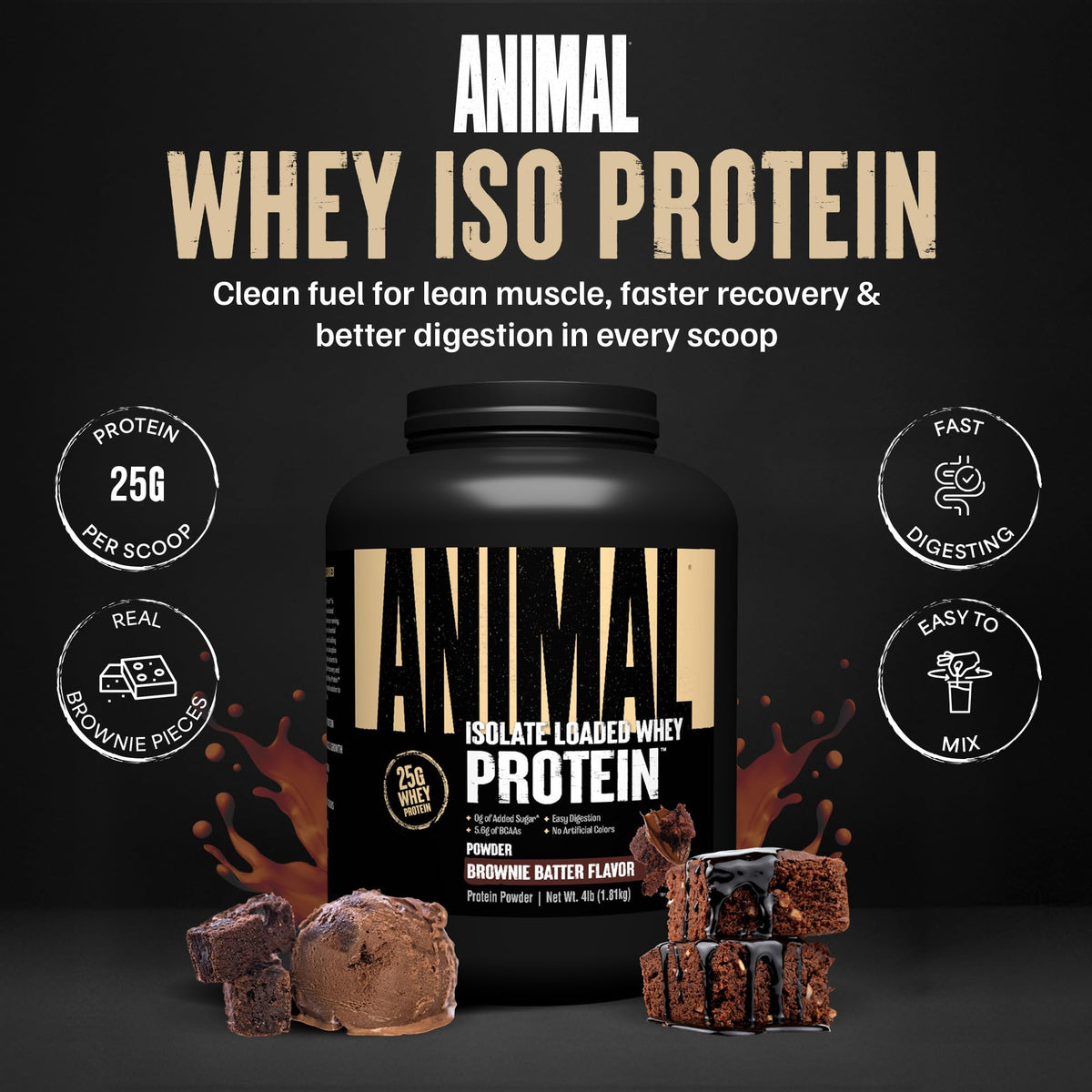 Whey Isolate Protein Powder 4LB L6537